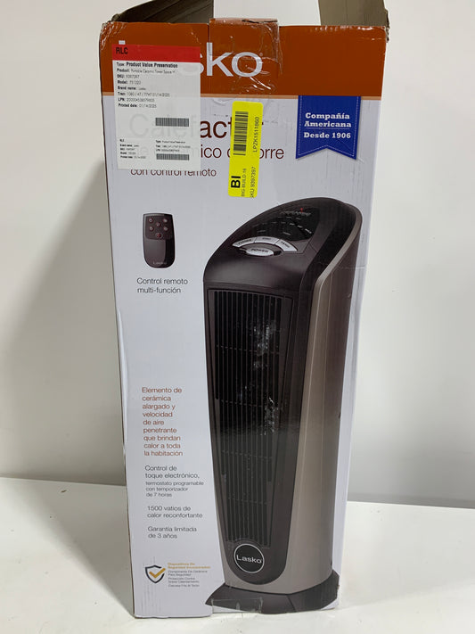 No Remote Lasko 150 Sq Ft Electric Ceramic Tower Heater