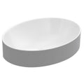 KOHLER K-99183-0 Vox Oval Vessel Above-Counter Bathroom Sink, White