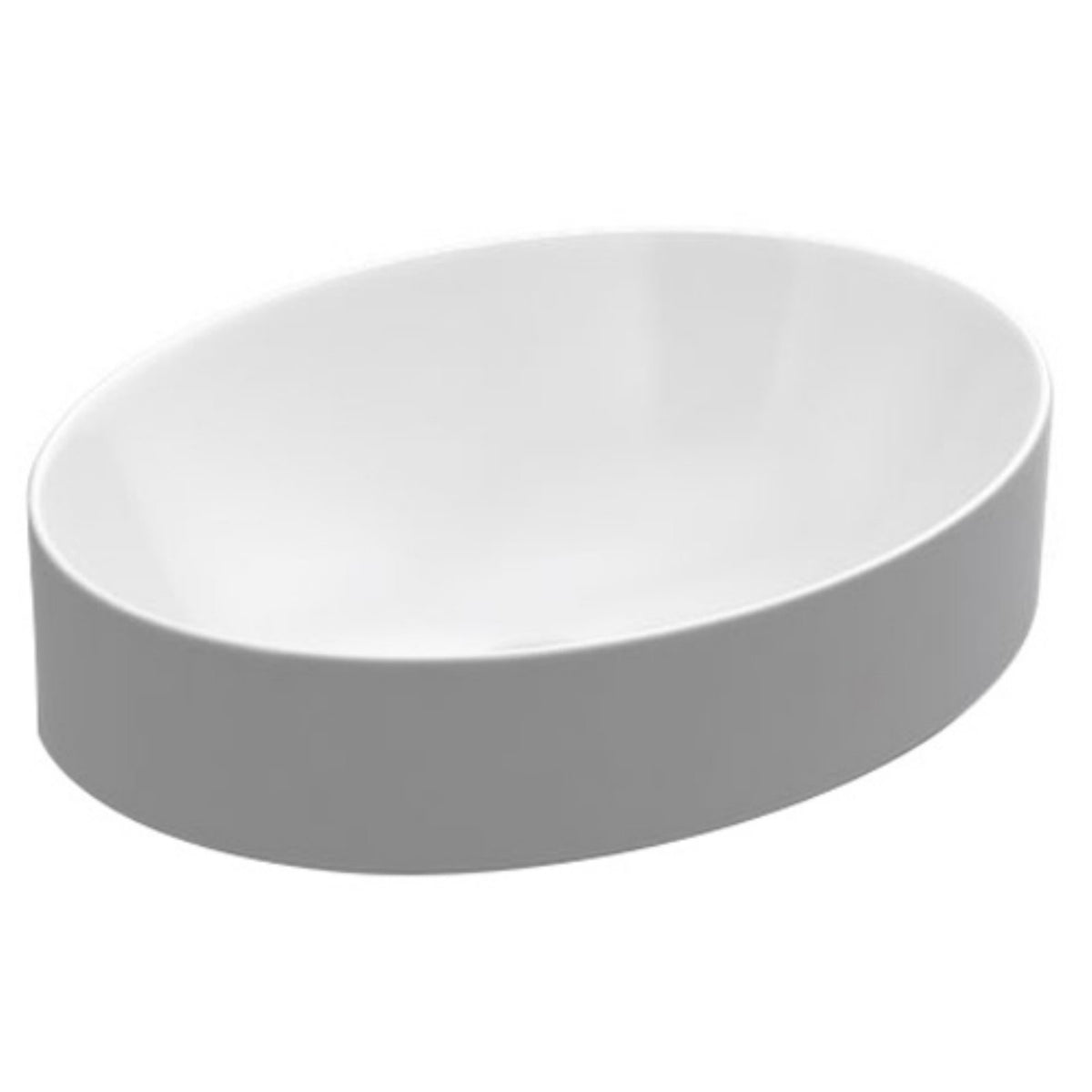 KOHLER K-99183-0 Vox Oval Vessel Above-Counter Bathroom Sink, White
