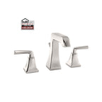 Pfister, LG49-FE0D, Park Avenue 1.2 GPM Widespread Bathroom Faucet with Metal Pop-Up Assembly, Polished Nickel