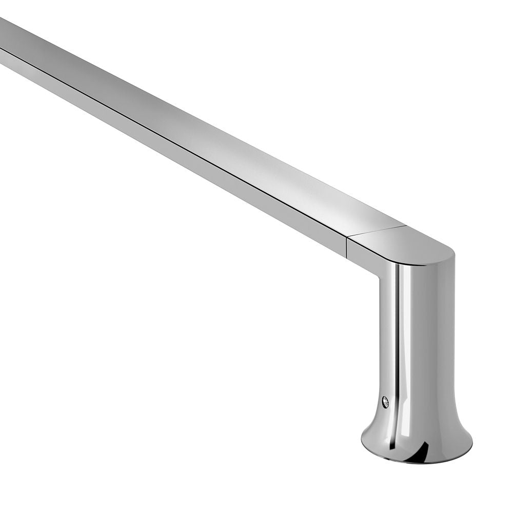 Moen Genta LX Chrome Modern 24-Inch Wall Mount Towel Holder Bathroom Single Towel Bar BH3824CHChrome 24’’ towel bar