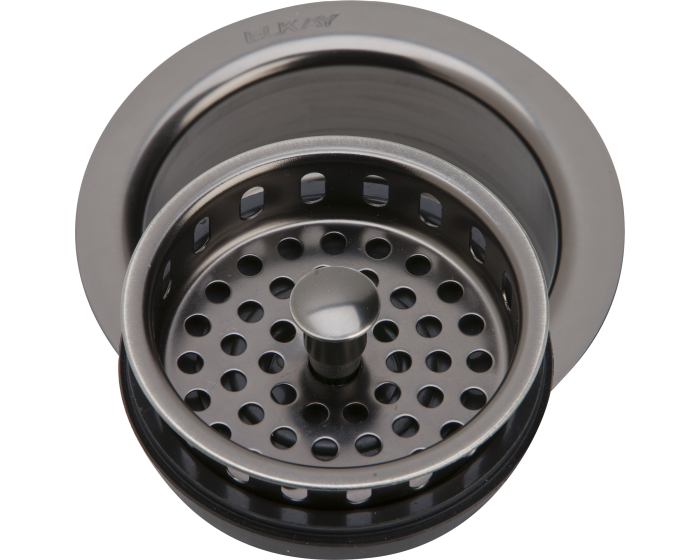 Elkay LKD35 3-1/2" Disposal Flange with Removable Basket Strainer Antique Steel