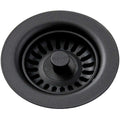 Elkay Polymer Drain Fitting for 3-1/2 in. Sink Drain Opening in Black - *Plumbing