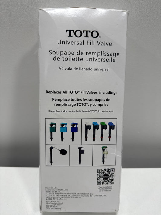 TOTO Adjustable Replacement Fill Valve Assembly for Toilet Tanks - TSU99A. XR