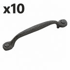 10 x Hickory Hardware P3000 Refined Rustic 3-3/4" Center to Center Vintage Lodge Style Hammered