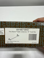 Brizo 691867 Allaria 18" Towel Bar Brilliance Black Onyx