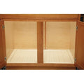 Rev-A-Shelf Classic 28-1/2"W x 20-1/4"D Rigid Polymer Trim to Fit Vanity Bathroom Sink Base Cabinet Drip Tray