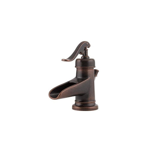 Ashfield 4 in. Centerset Single-Handle Bathroom Faucet in Rustic Bronze