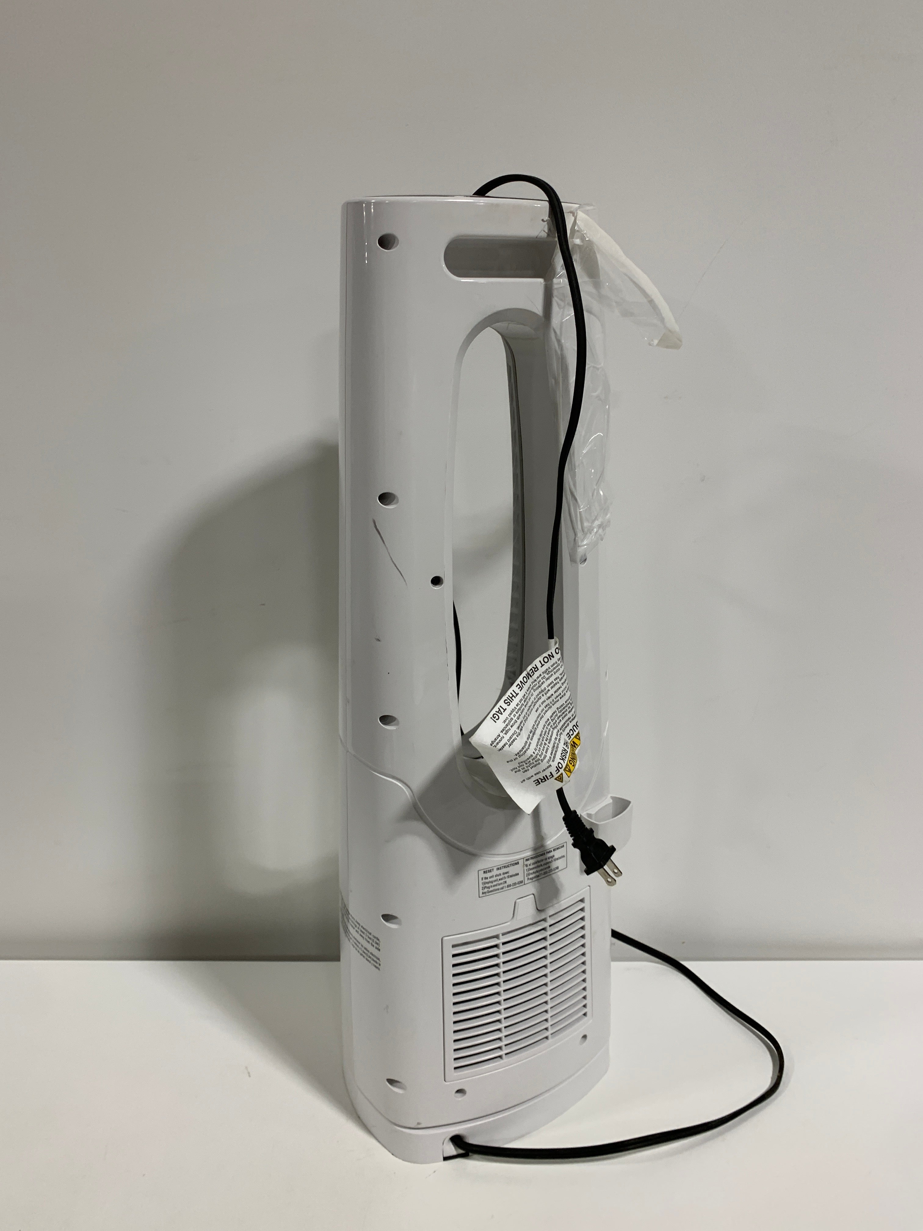 Used Lasko - 1500-Watt Bladeless Ceramic Tower Space Heater with Time