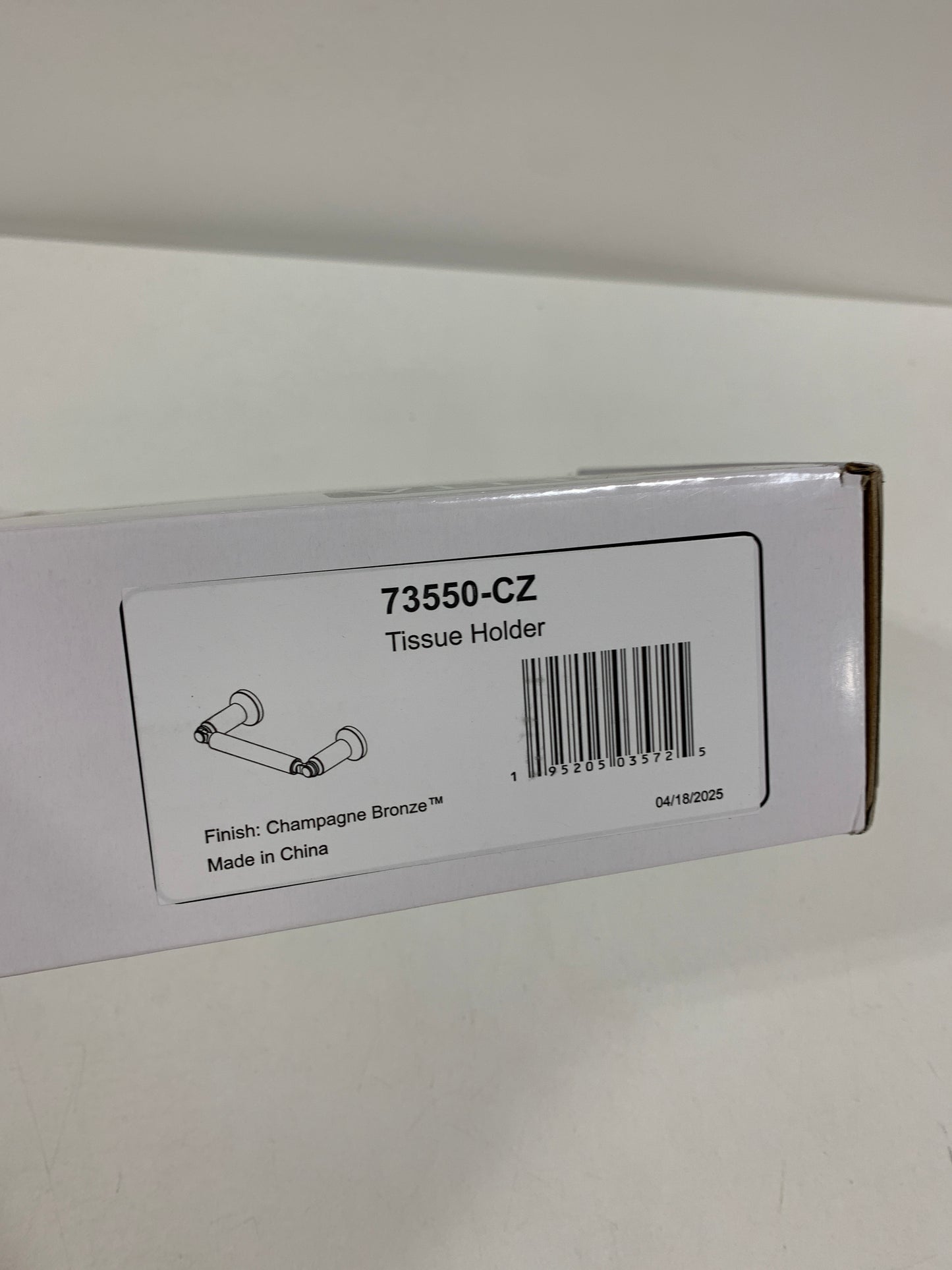 Delta 73550 Saylor Wall Mounted Pivoting Toilet Paper Holder Champagne Bronze