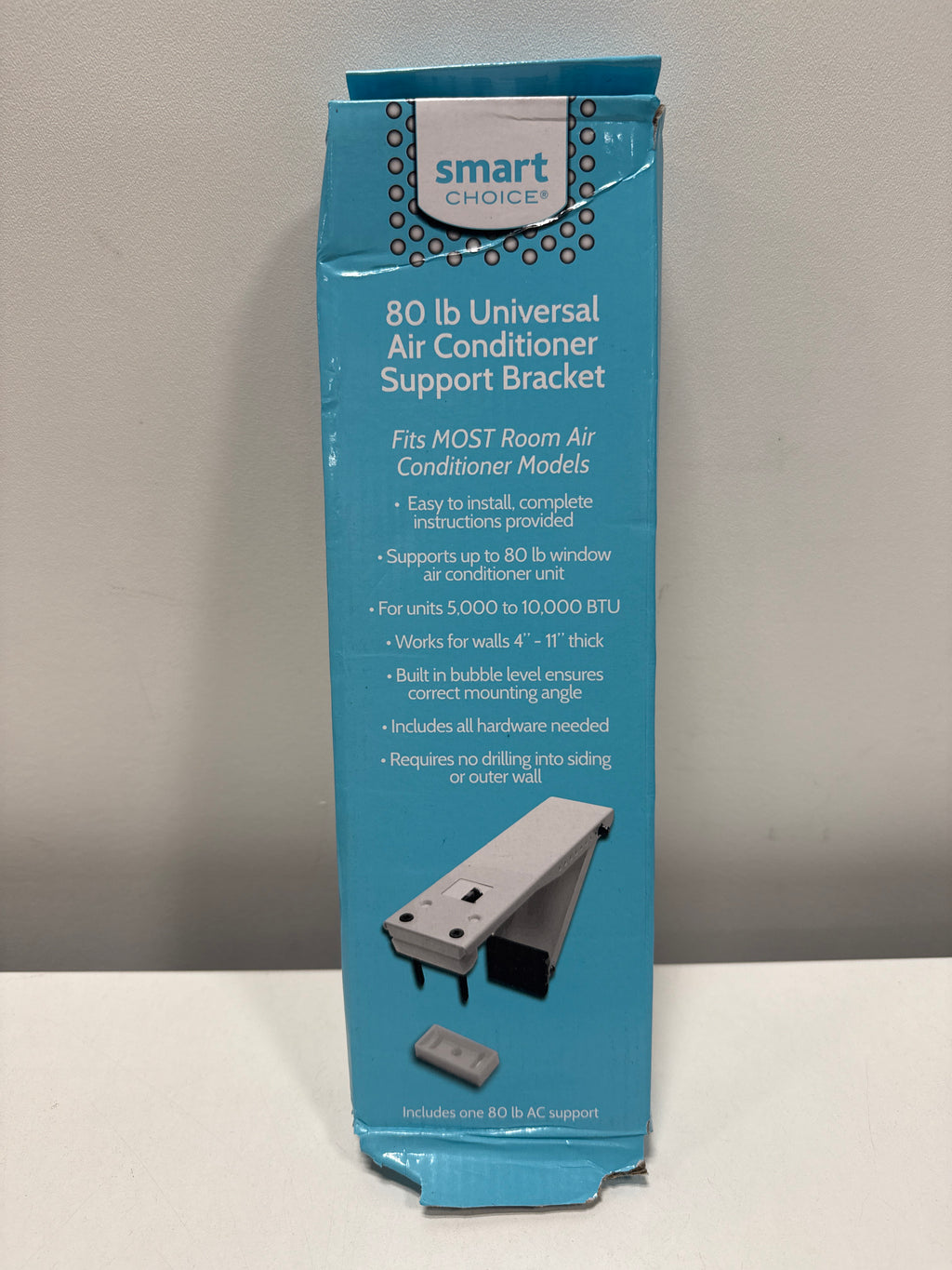 Smart Choice - Support Bracket for Most Air Conditioners Up to 80 lbs - White