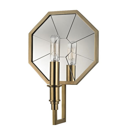 1-Light WALL SCONCE Hudson Valley 4111-AGB 9WGHP (362654) - *Lighting & Electrical