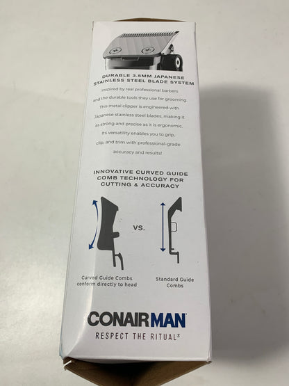 Conair ConairMan Close-Cut Precision Metal Clipper & Trimmer