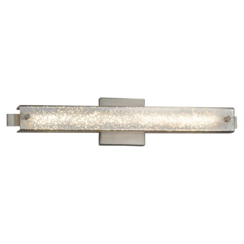 Justice Design Group FSN-8681-MROR Fusion Single Light 23" Wide Integrated 3000K LED Bath Bar