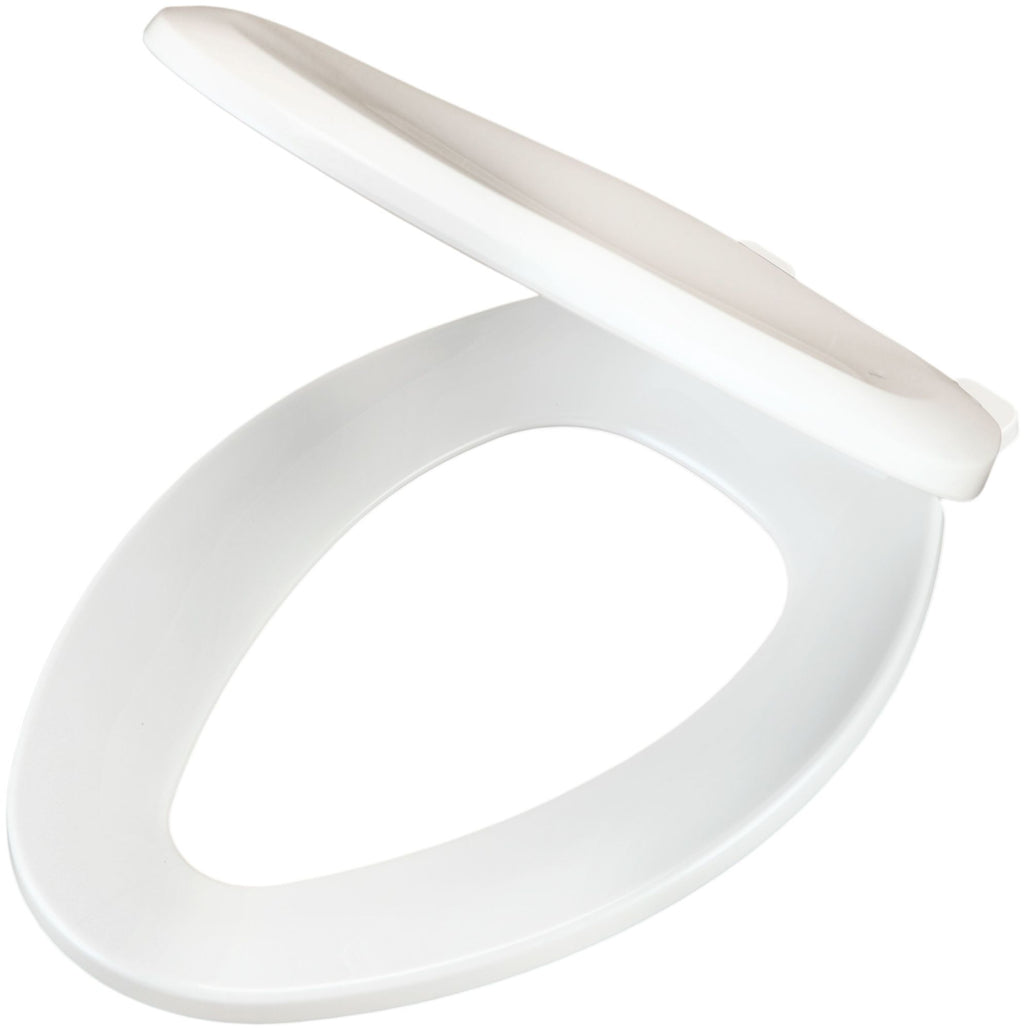 Gerber G0099213 Elongated Closed-Front Toilet Seat with Soft Close and Quick Release White Toilets - *Plumbing