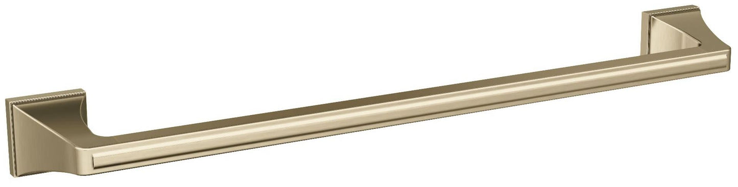 Amerock Mulholland 18" Towel Bar Golden Champagne