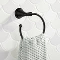 Provincetown Wall Mounted Towel Rings in Matte Black - *Tools Hardware & Misc