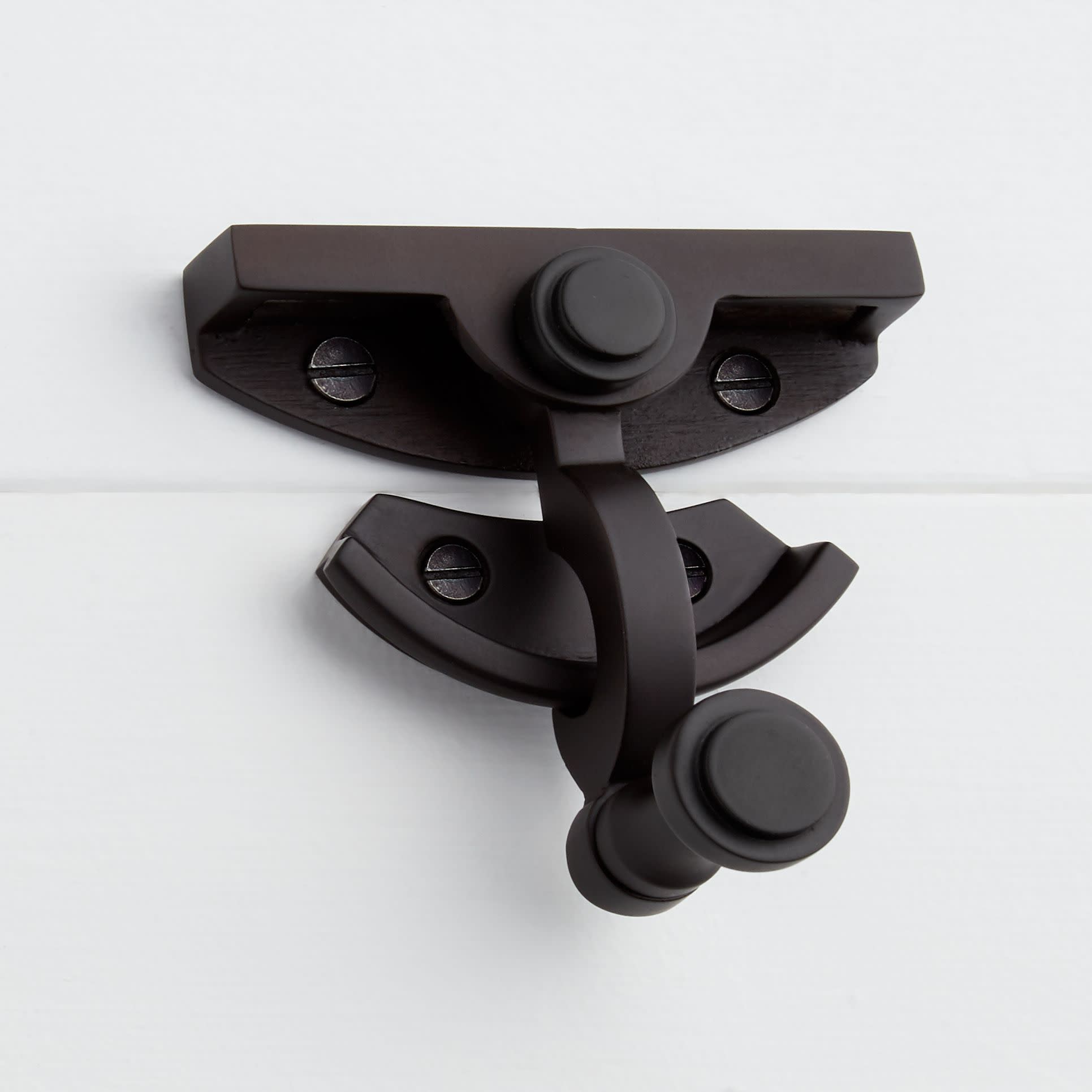 Signature Hardware 953046 Solid Brass Sash Lock Matte Black Window Hardware Window Lock Sash Lock