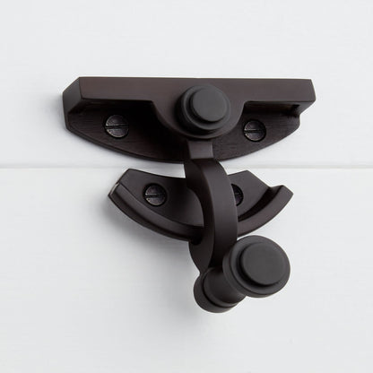 Signature Hardware 953046 Solid Brass Sash Lock Matte Black Window Hardware Window Lock Sash Lock