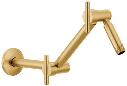 Moen 16 in. Pivoting Adjustable Shower Arm, S116BG, Brushed Gold