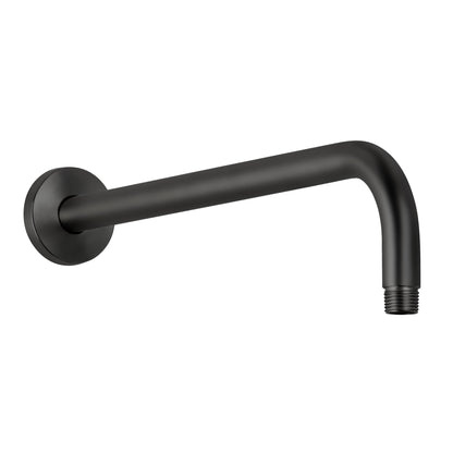Miseno MSA216 16-5/16" Wall Mounted Shower Arm and Flange Flat Black