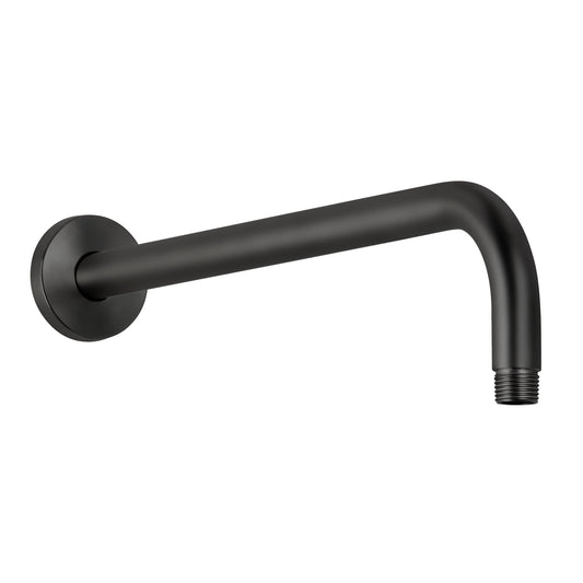 Miseno MSA216 16-5/16" Wall Mounted Shower Arm and Flange Flat Black