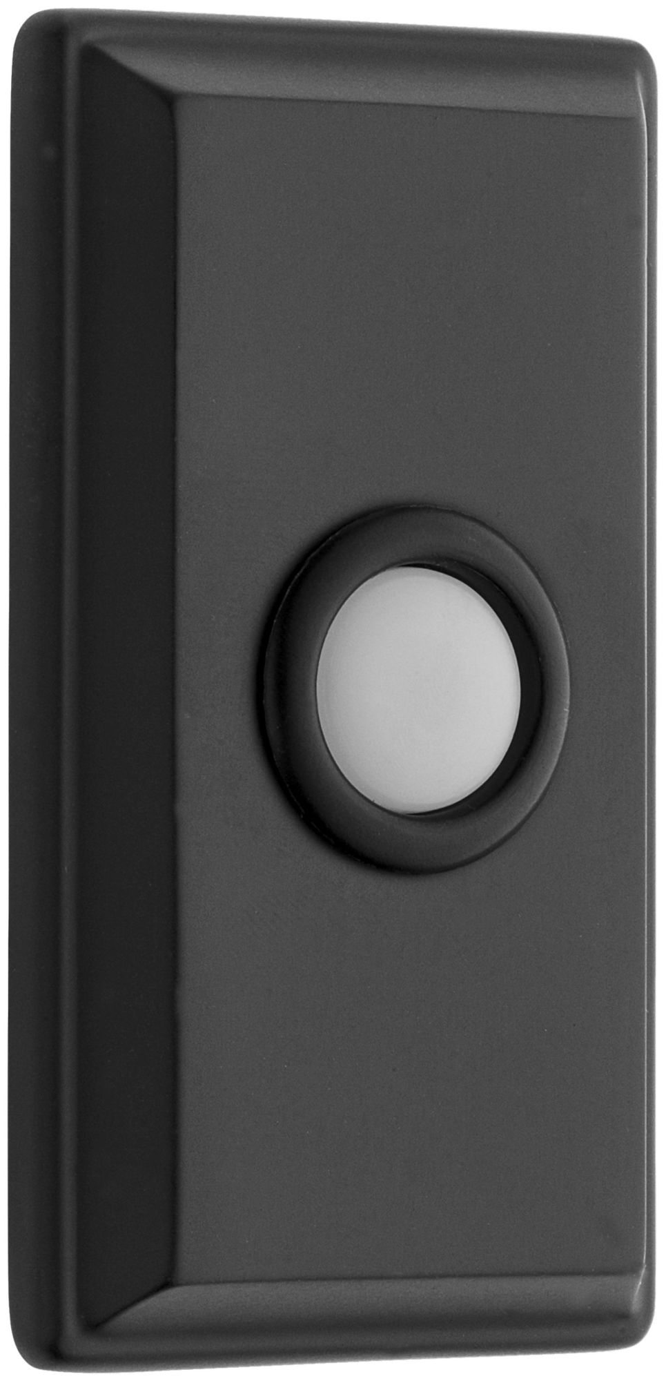 Baldwin 4860190 Baldwin 4860 3" x 1-1/2" Illuminated Rectangular Door Bell from The Estate Collection