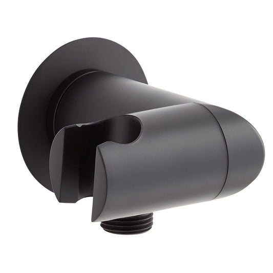 Signature Hardware 948936 FundamentALL Hand Shower Holder with Supply Elbow Matte Black