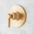 Signature Hardware 948890-LV Greyfield Pressure Balanced Valve Trim Only - Less Rough-in Valve Brushed Gold