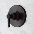 Signature Hardware 948890-LV Greyfield Pressure Balanced Valve Trim - Less Valve Matte Black - *Plumbing