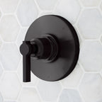 Signature Hardware 948890-LV Greyfield Pressure Balanced Valve Trim - Less Valve Matte Black - *Plumbing