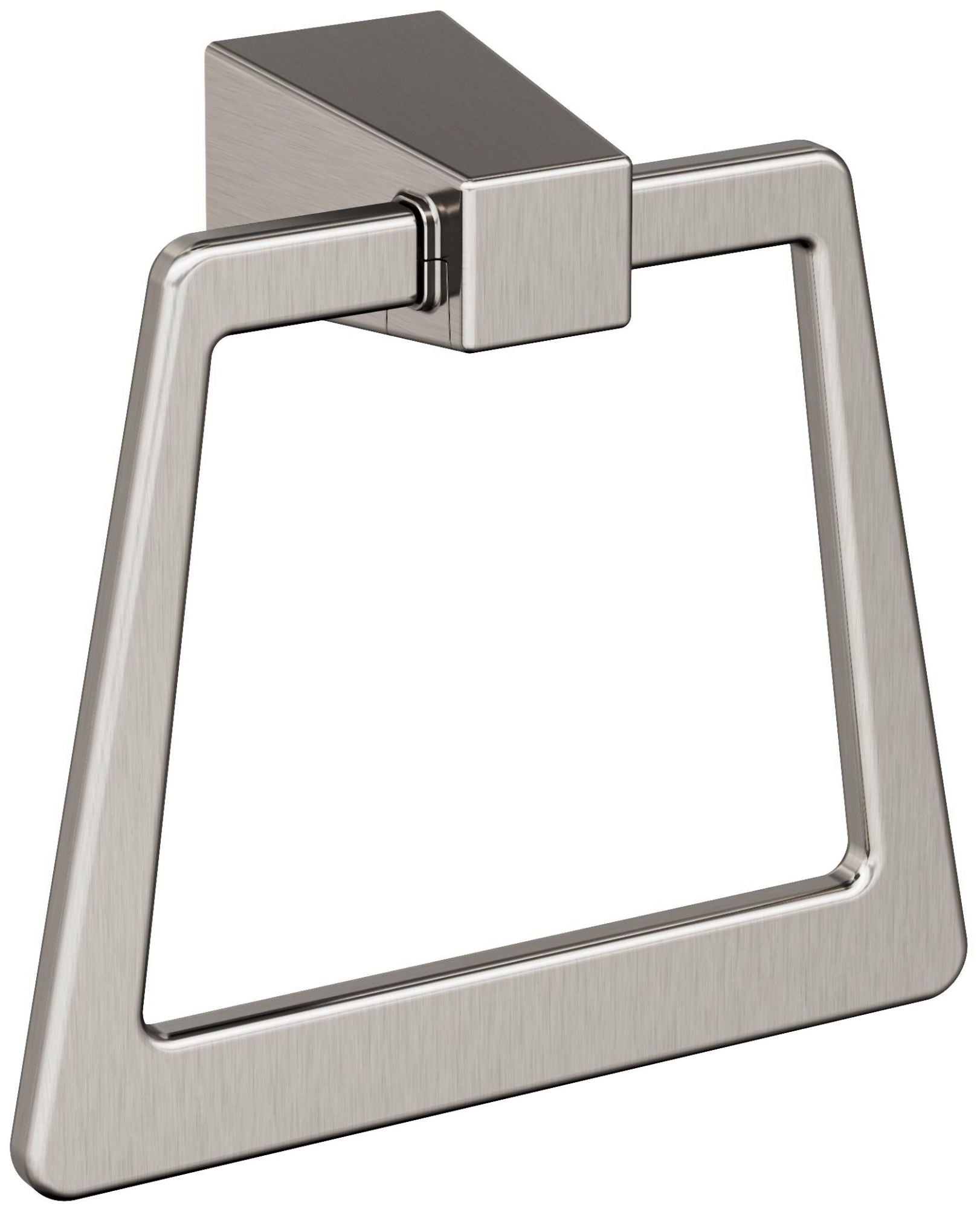 Amerock BH36002 Blackrock 6-13/16" Wall Mounted Towel Ring Brushed Nickel