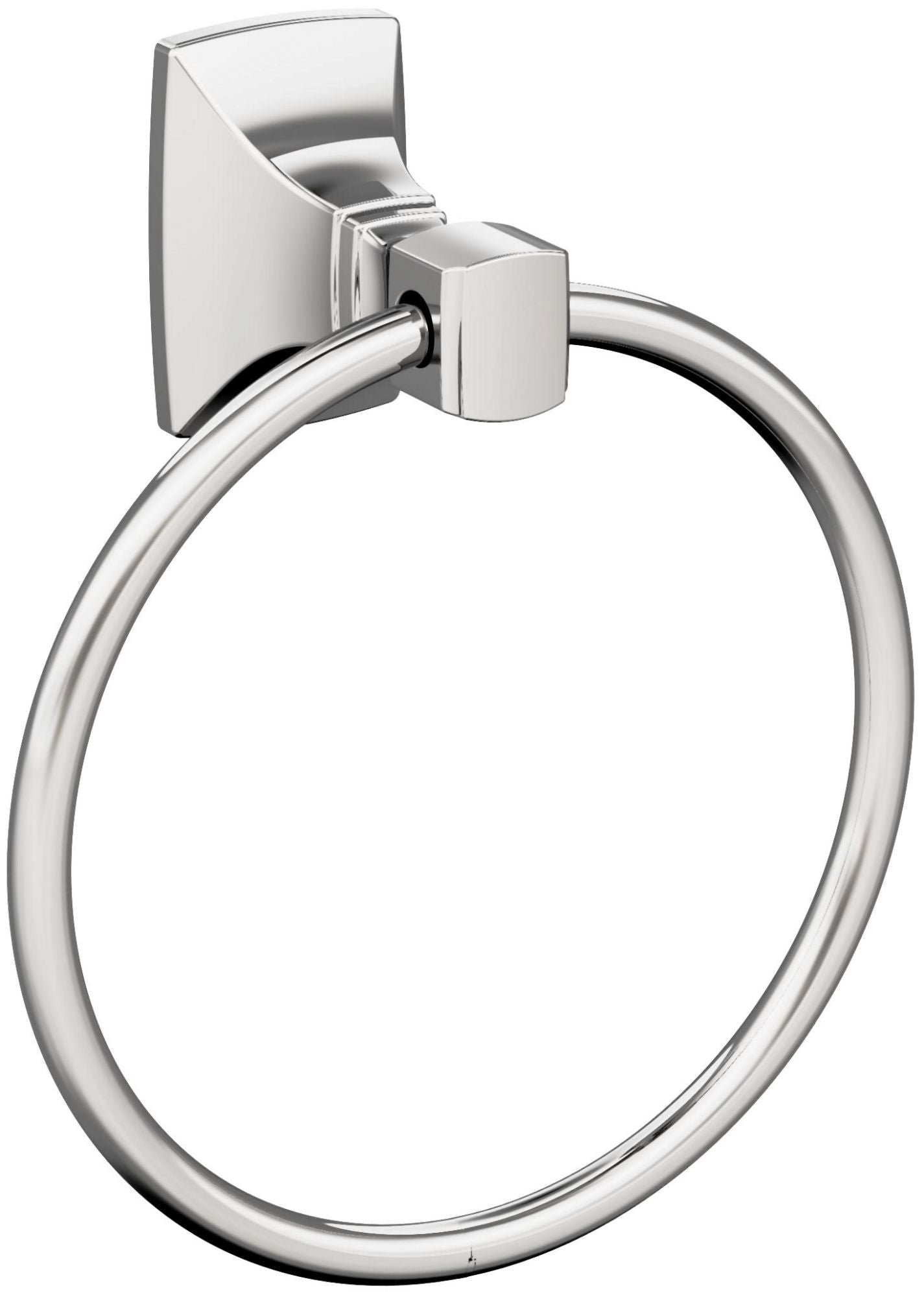 Highland Ridge 7-7/16 in. (189 Mm) L Towel Ring in Chrome