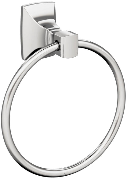 Highland Ridge 7-7/16 in. (189 Mm) L Towel Ring in Chrome