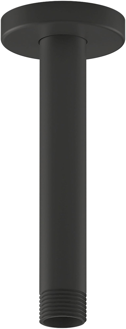 Kohler K26320-BL Statement 6" Ceiling Mounted Rainhead Arm and Flange Matte Black