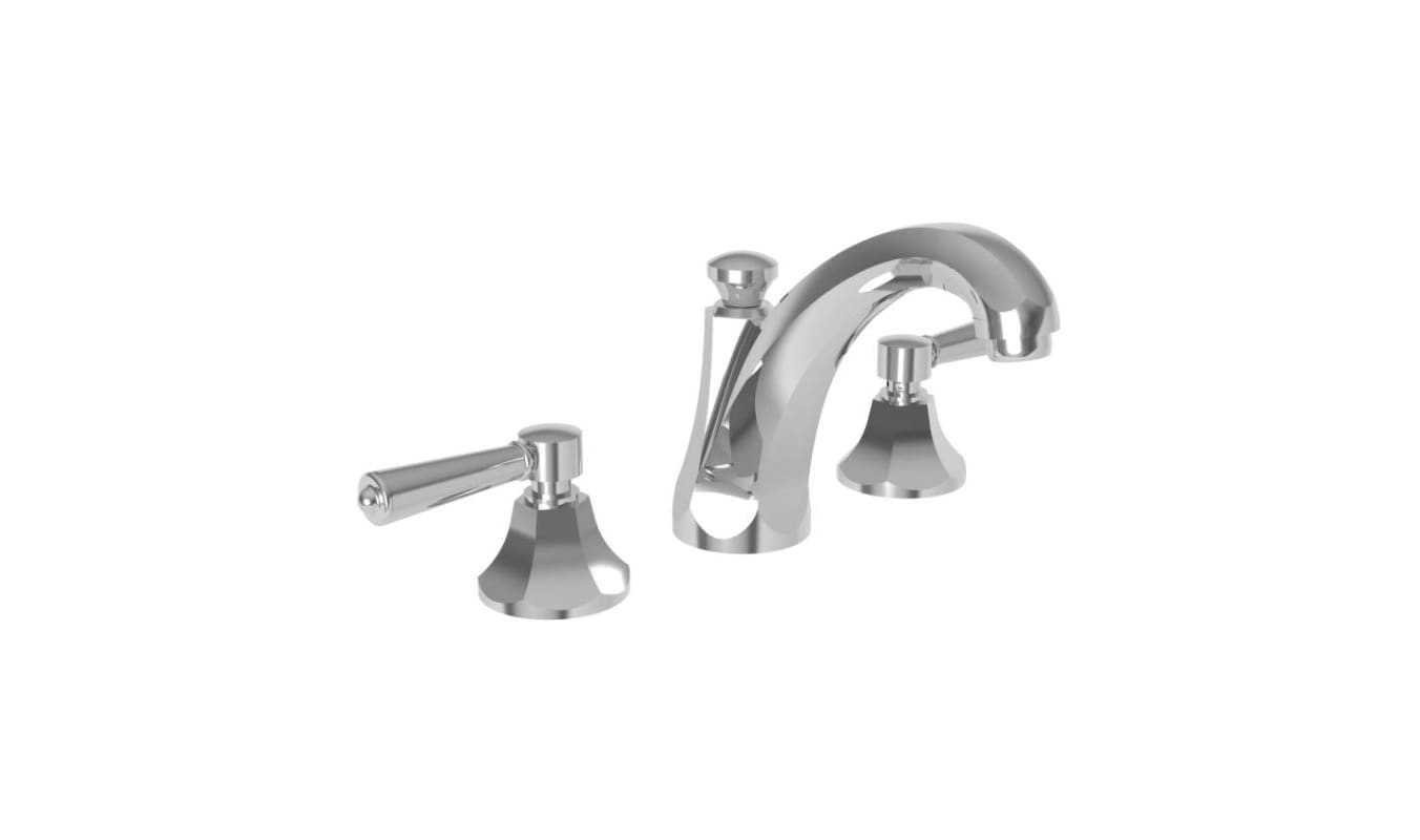 Scratch Newport Brass 1200C Metropole 1.2 GPM Widespread Bathroom Faucet with Pop-up Drain Assembly Polished Chrome