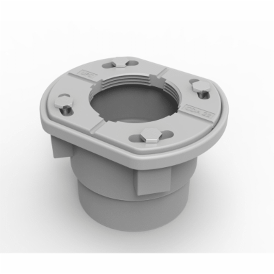 Infinity Drain CDP 22 Compact Clamp Down PVC Drain with 2" Throat and 2" Outlet