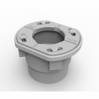 Infinity Drain CDP 22 Compact Clamp Down PVC Drain with 2" Throat and 2" Outlet
