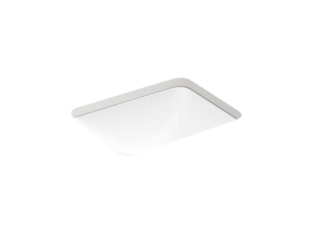 Kohler Caxton 20-1/2 in. Rectangle Undermount Bathroom Sink in White