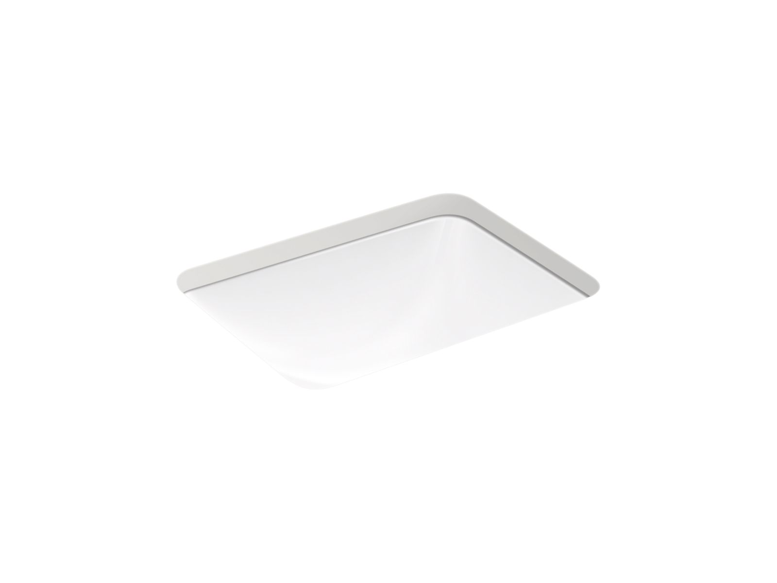 Kohler Caxton 20-1/2 in. Rectangle Undermount Bathroom Sink in White