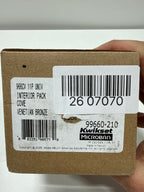 Kwikset 966CV.UNIV Cove Knob Single Cylinder Interior Pack with Round Rose for Handlesets - Venetian Bronze