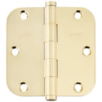 Baldwin 1135003I Radius Mortise Hinge, Lifetime Brass