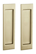 Baldwin PD005.PS Santa Monica Style Pocket Door Passage Trim Pair from the Estate Collection Vintage Brass