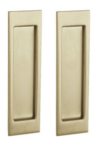 Baldwin PD005.PS Santa Monica Style Pocket Door Passage Trim Pair from the Estate Collection Vintage Brass