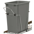 Rev-a-Shelf RV-12KD-17C Single 35 Qt Kitchen Cabinet Pullout Waste Bin