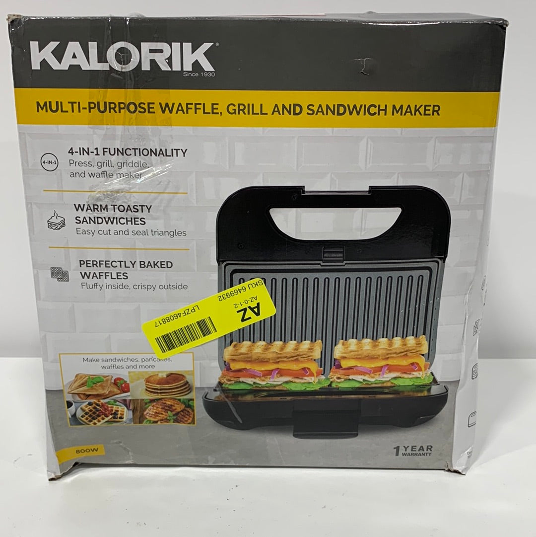 Kalorik Multi-Purpose Waffle Grill and Sandwich Maker