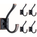Franklin Brass 137246M Franklin Brass Ruavista 4-2/5 in. Coat and Hat Wall Hooks (5-Pack) - *Tools Hardware & Misc