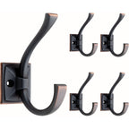 Franklin Brass 137246M Franklin Brass Ruavista 4-2/5 in. Coat and Hat Wall Hooks (5-Pack) - *Tools Hardware & Misc
