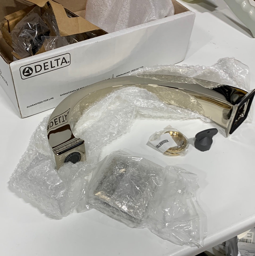 Delta Dryden 2-Handle Deck-Mount Roman Tub Faucet Trim Kit Only in Polished Nickel (Valve Not Included)