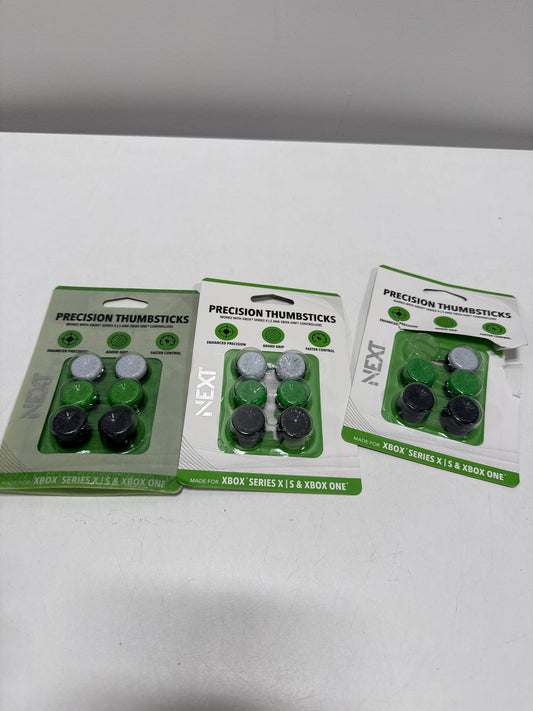 Lot of 3 NEXT - Precision Thumbstick Multi-Pack for Xbox Series X|S and Xbox One Controllers - Multi Color